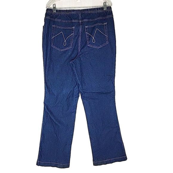 Just My Size Pull On Women's Bootcut Jeans Size XL Elastic Waist Denim 30x30 - Picture 3 of 8